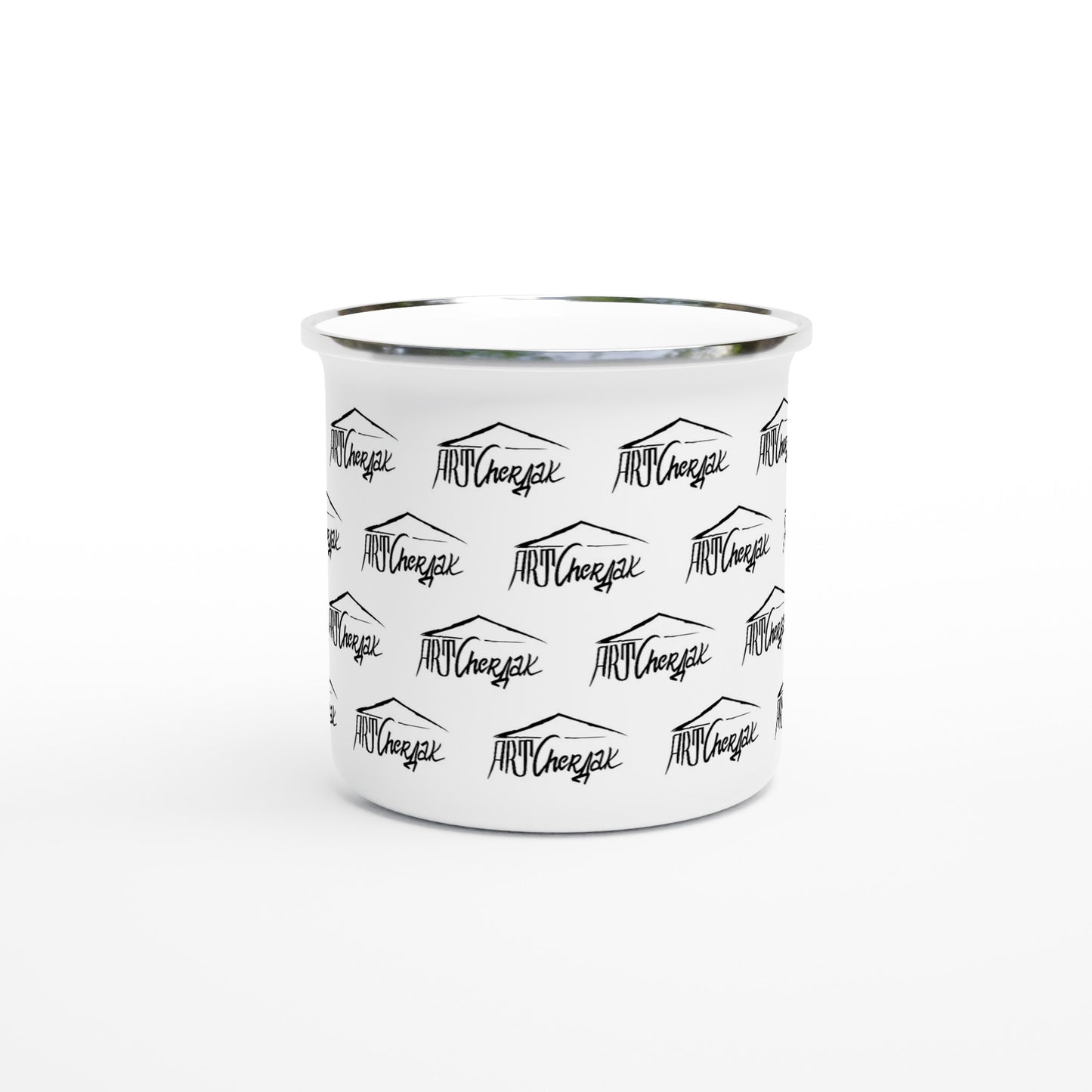 White 12oz Enamel Mug